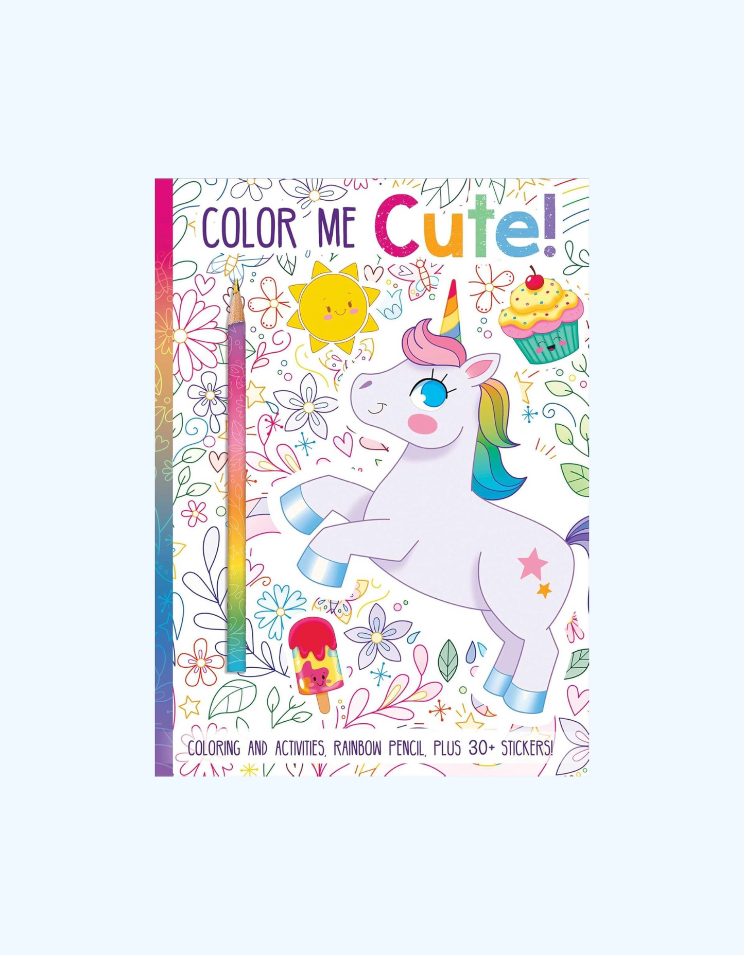 Silver Dolphin Раскраска с карандашом "Color me cute"