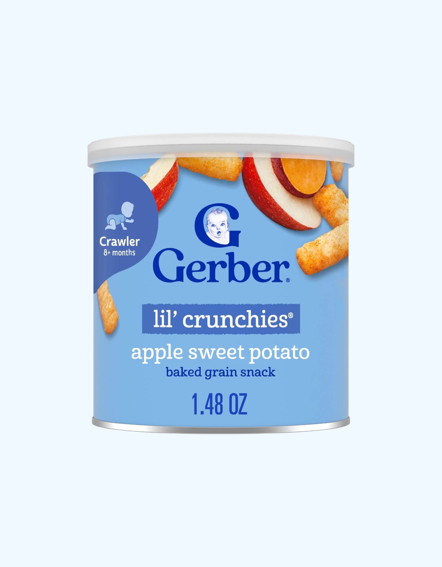 Gerber Кукурузные палочки в баночках, яблоко и сладкий картофель, 8+ мес., 42 г