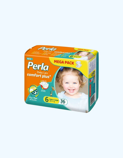 Perla 6 Подгузники, Mega Extra Large, 15+ кг, 36 шт