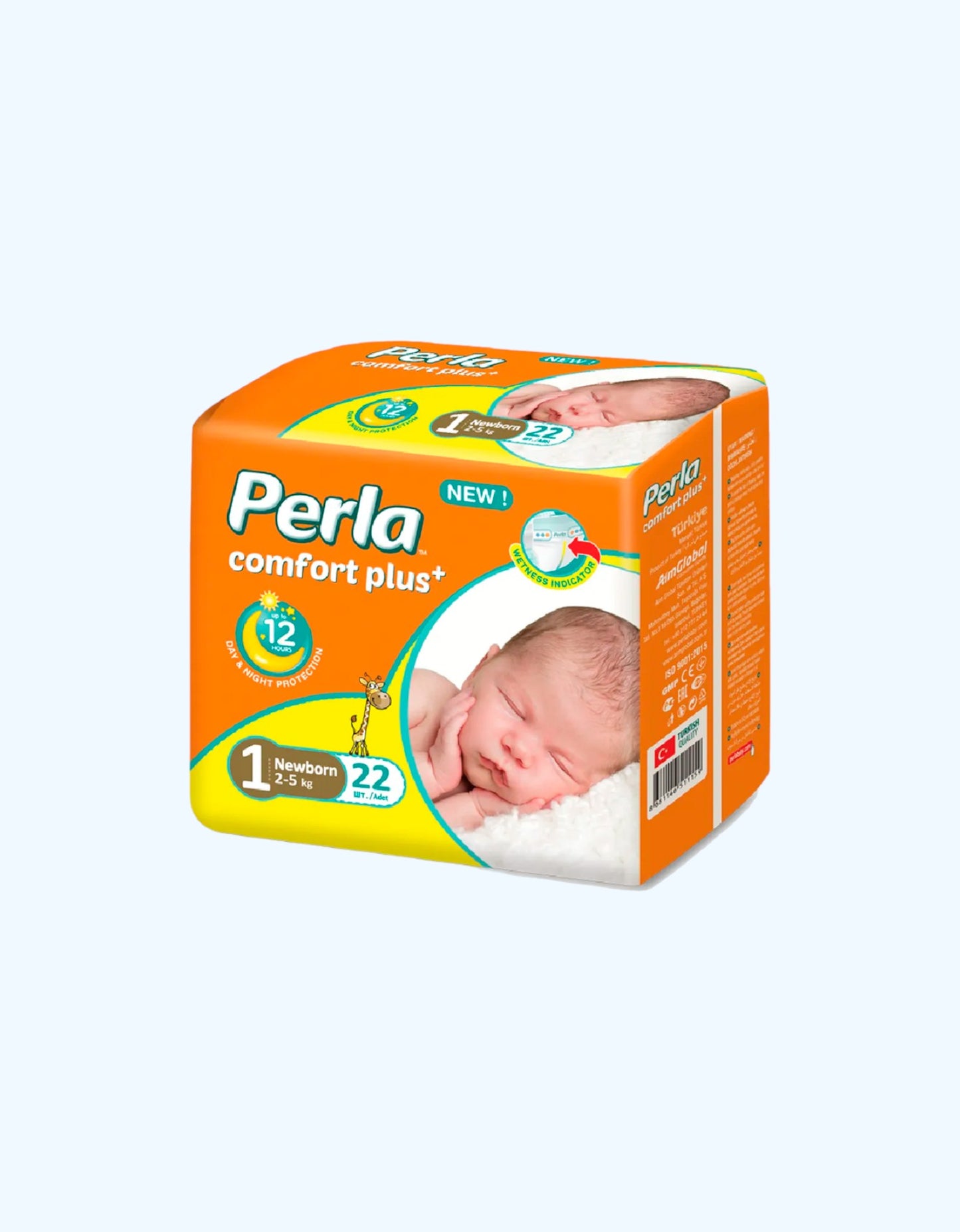 Perla 1 Подгузники, Eco NB, 2-5 кг, 22 шт