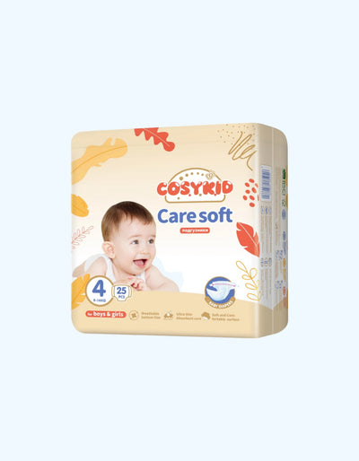 CosyKid 4 Подгузники Care Soft, 9-14 кг, 25 шт