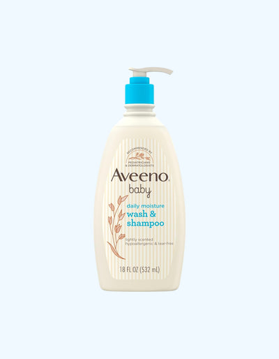 Aveeno Baby Нежный гель для душа и шампунь с экстрактом овсянки, 532 мл