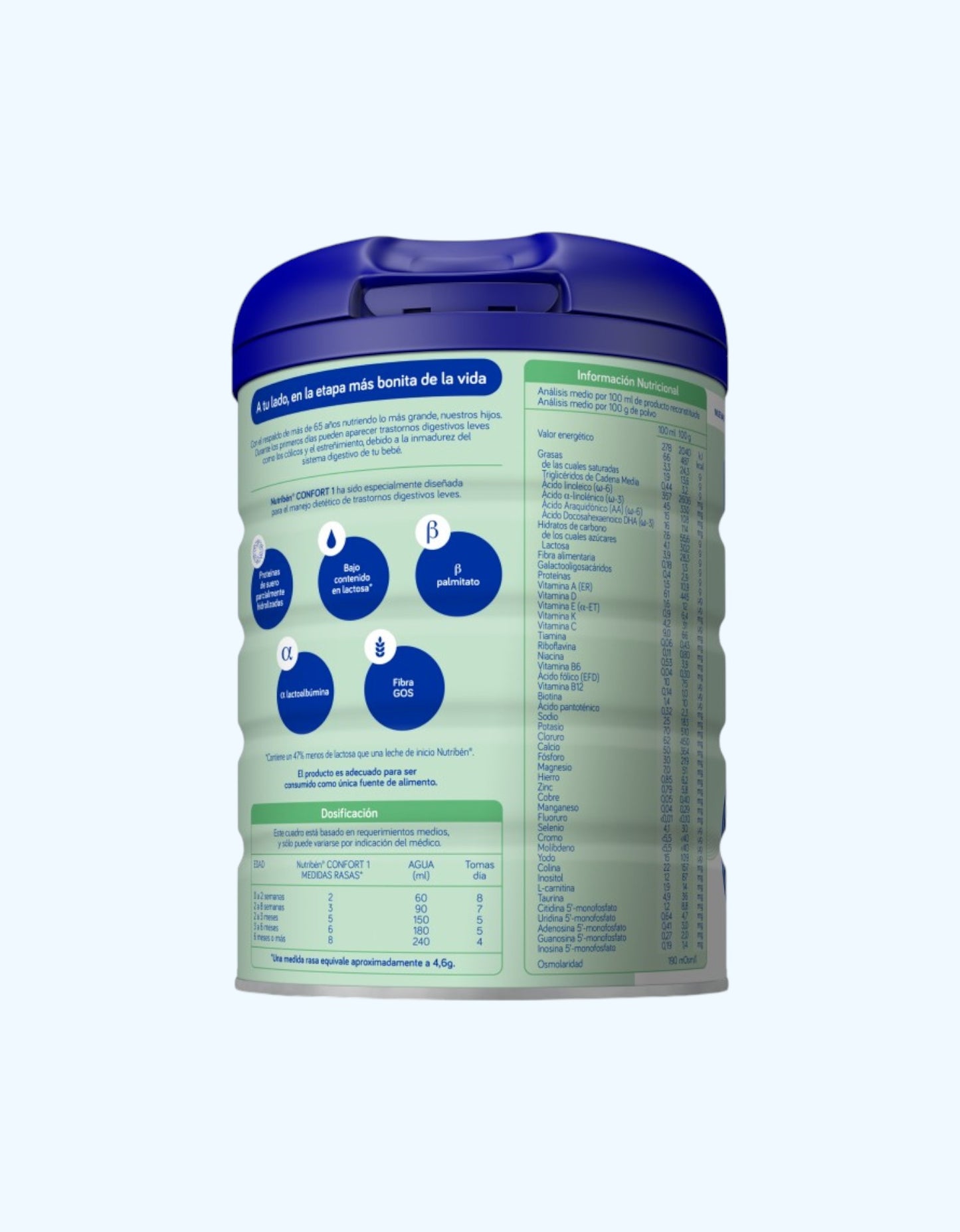 Nutriben Confort Boshlangich quruq aralashma bolalar uchun, 0+ oy, 400 g