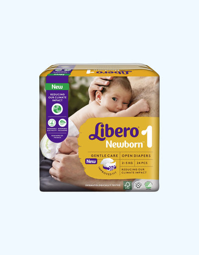 Libero Newborn, Подгузники, 0-2.5 кг, 24 шт
