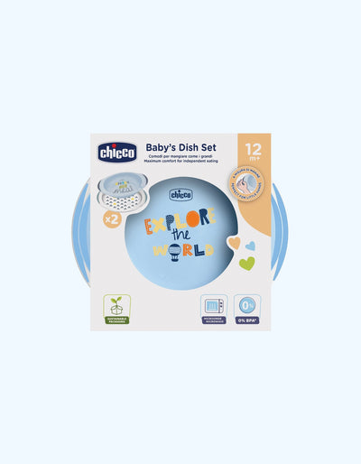 Chicco Набор тарелок, 12+ мес., 2 шт