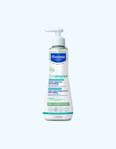 Mustela Stelatopia+ Липидовосполняющий крем, 300 мл