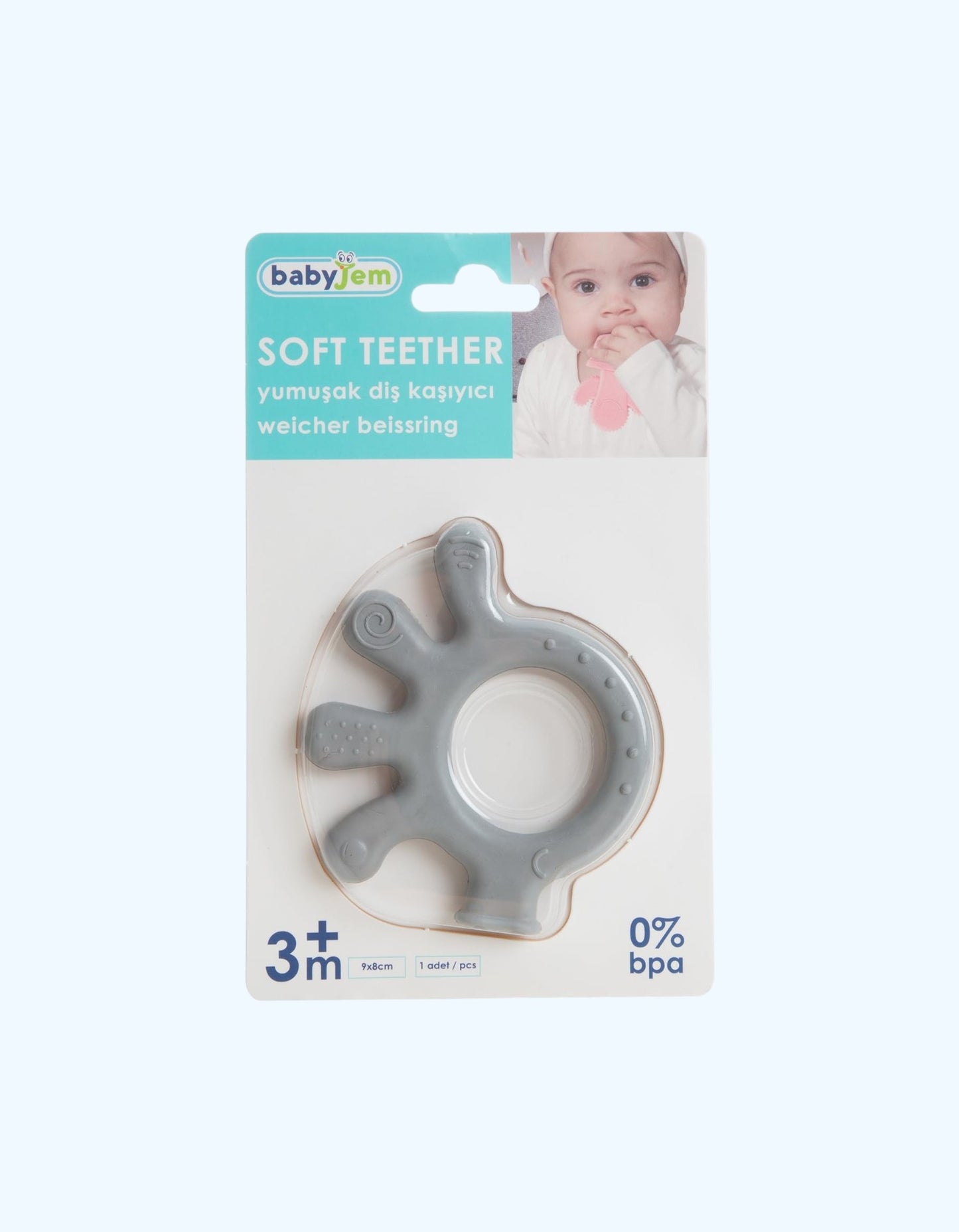 BabyJem Прорезыватель для зубов, 3+ мес.