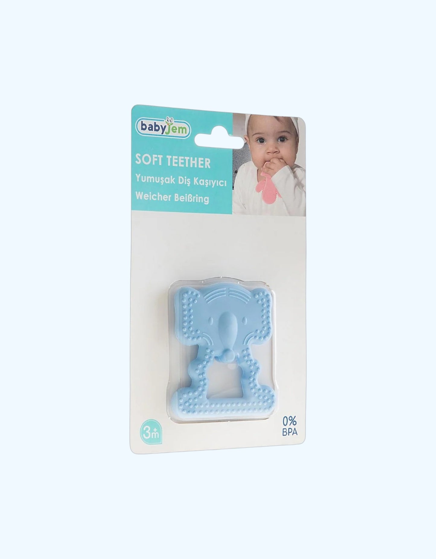 BabyJem Прорезыватель для зубов, 3+ мес.