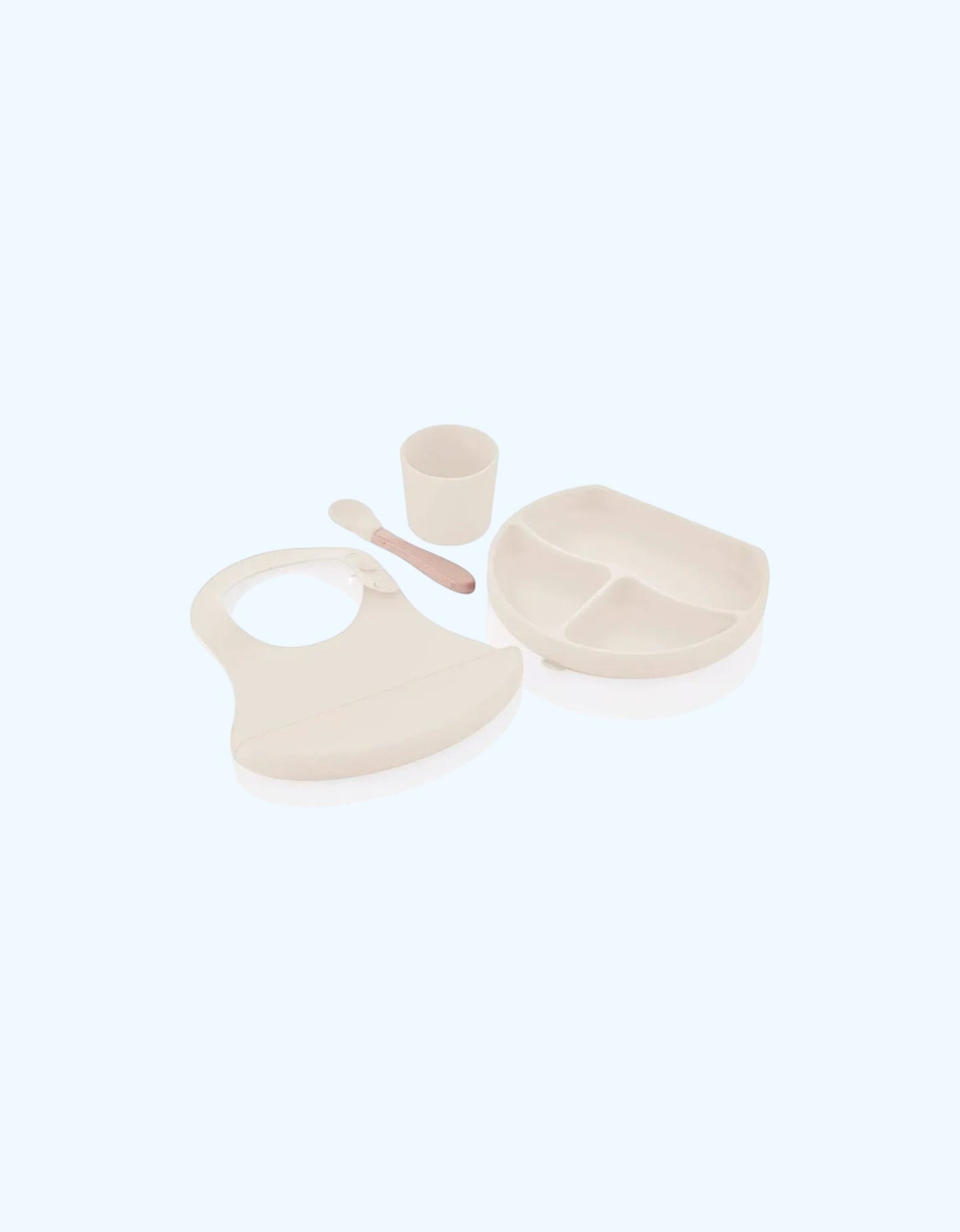 BabyJem Силиконовый набор для кормления, 4 предмета