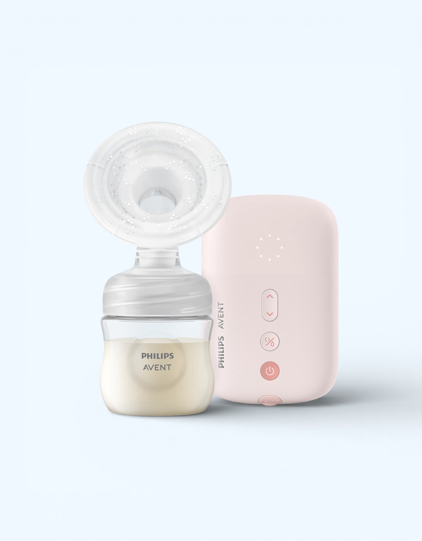 Avent Essential elektr ko'krak pompasi, simli, pushti rangda, to'liq to'plam