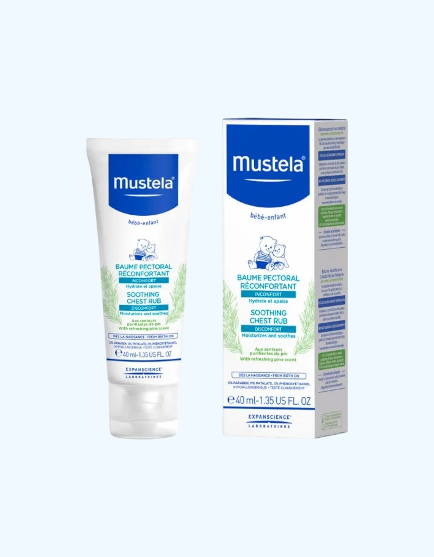Mustela Бальзам для груди новорожденных, смягчащая, 40 мл
