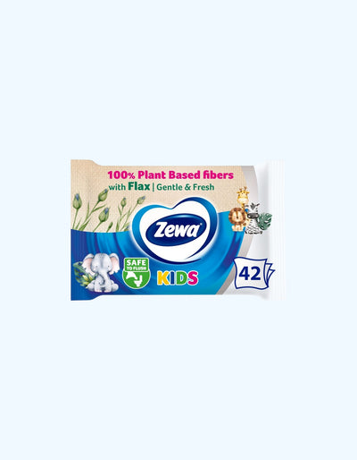 Zewa Kids Влажная туалетная бумага, 42 шт