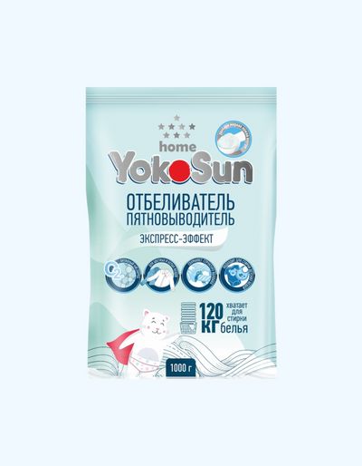 YokoSun Отбеливатель-пятновыводитель, экспресс-эффект