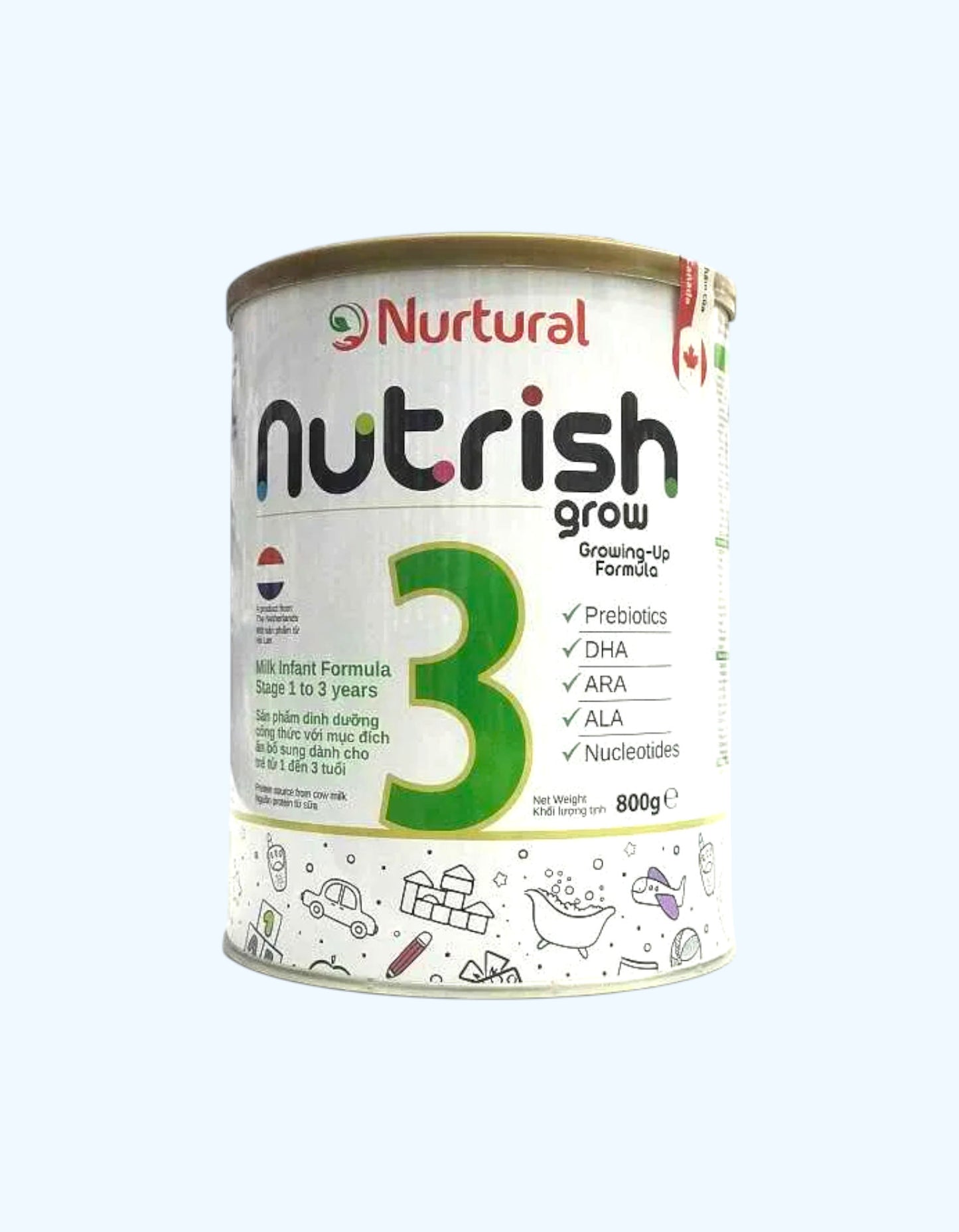 Nutrish 3 Сухая молочная смесь, 12-36 мес., 800 г