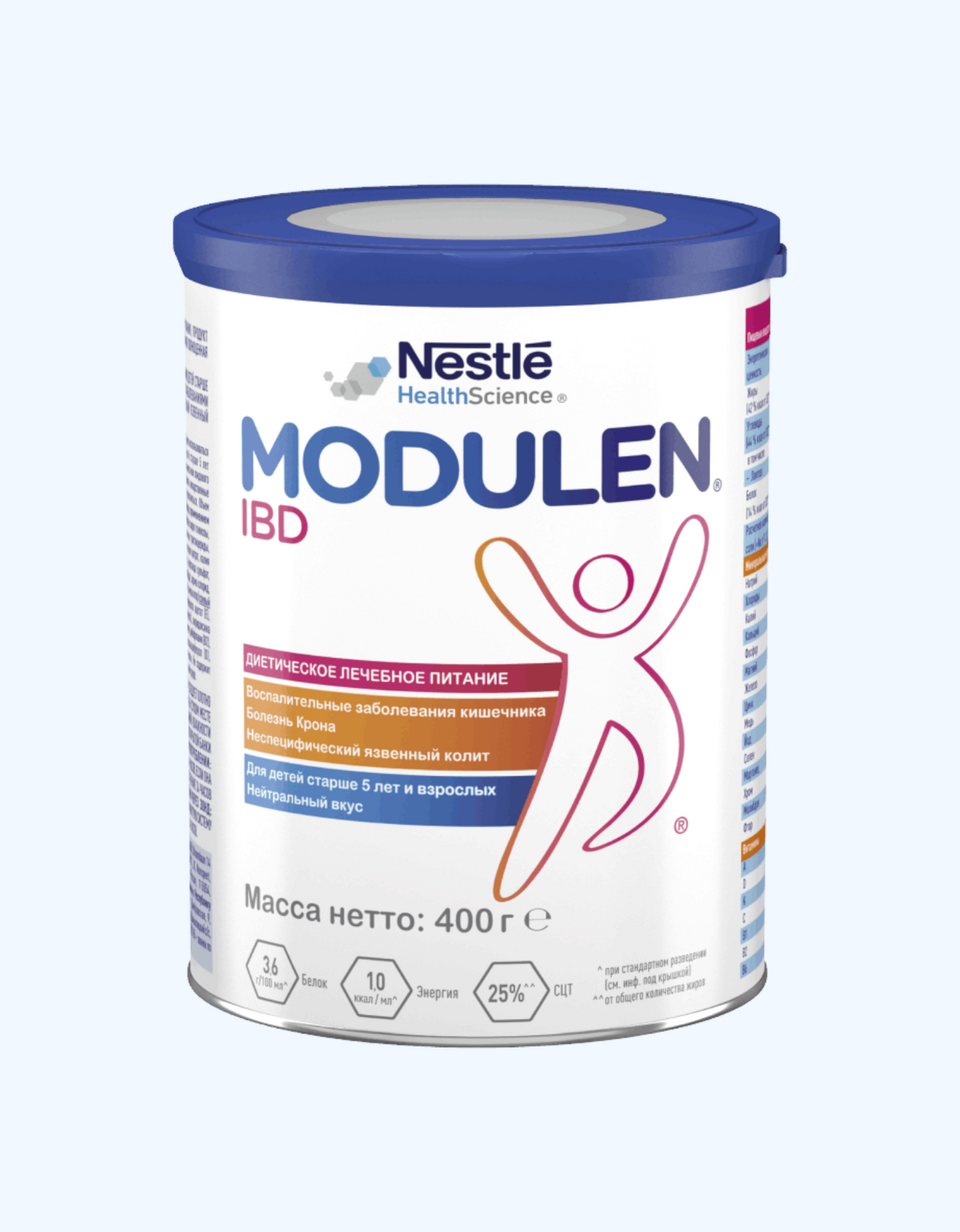 Nestle Сухая лечебная гипоаллергенная смесь Modulen IBD, 5+ лет 400г