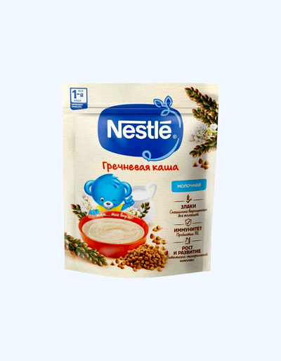 Nestle Каша, молочная, гречневая, 4+ мес., 200 г