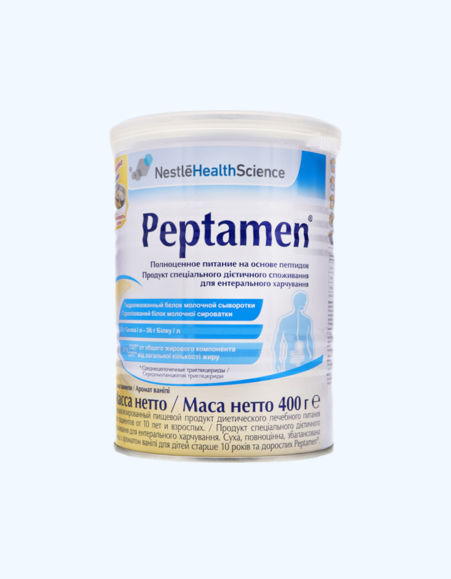 Nestle Peptamen Balansli ovqatlanish, 10 yoshdan oshgan bolalar va kattalar uchun, 400g