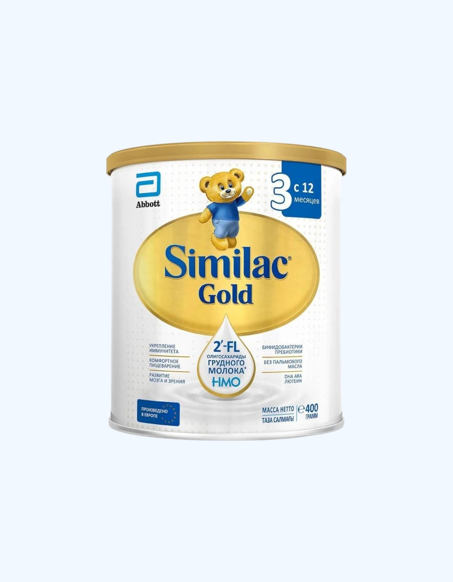 Similac Gold 3 Сухая молочная смесь, с олигосахаридами, 12+ мес., 400 г