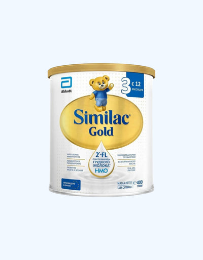 Similac Gold 3 Сухая молочная смесь, с олигосахаридами, 12+ мес., 400 г