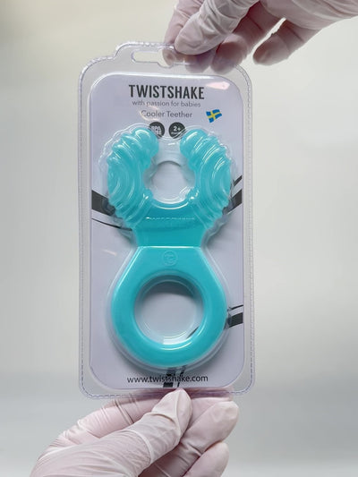 Twistshake Teether ko'k, 2+ oy.