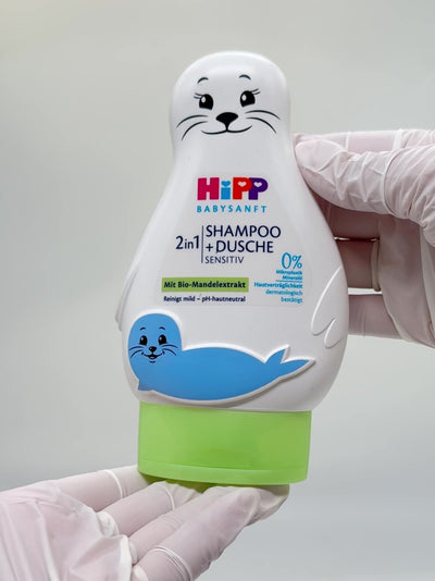 HiPP Babysanft, Bolalar shampuni va hammom uchun jel, 200 ml