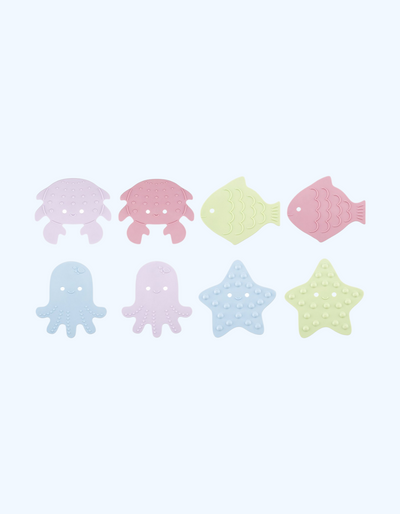 Roxy Kids Антискользящие мини-коврики "Sea Animals" для ванны, 8 шт