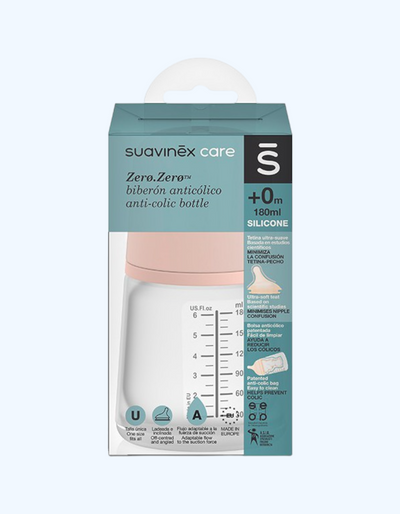 Suavinex antikolik shishasi "Zero.Zero", 180 ml