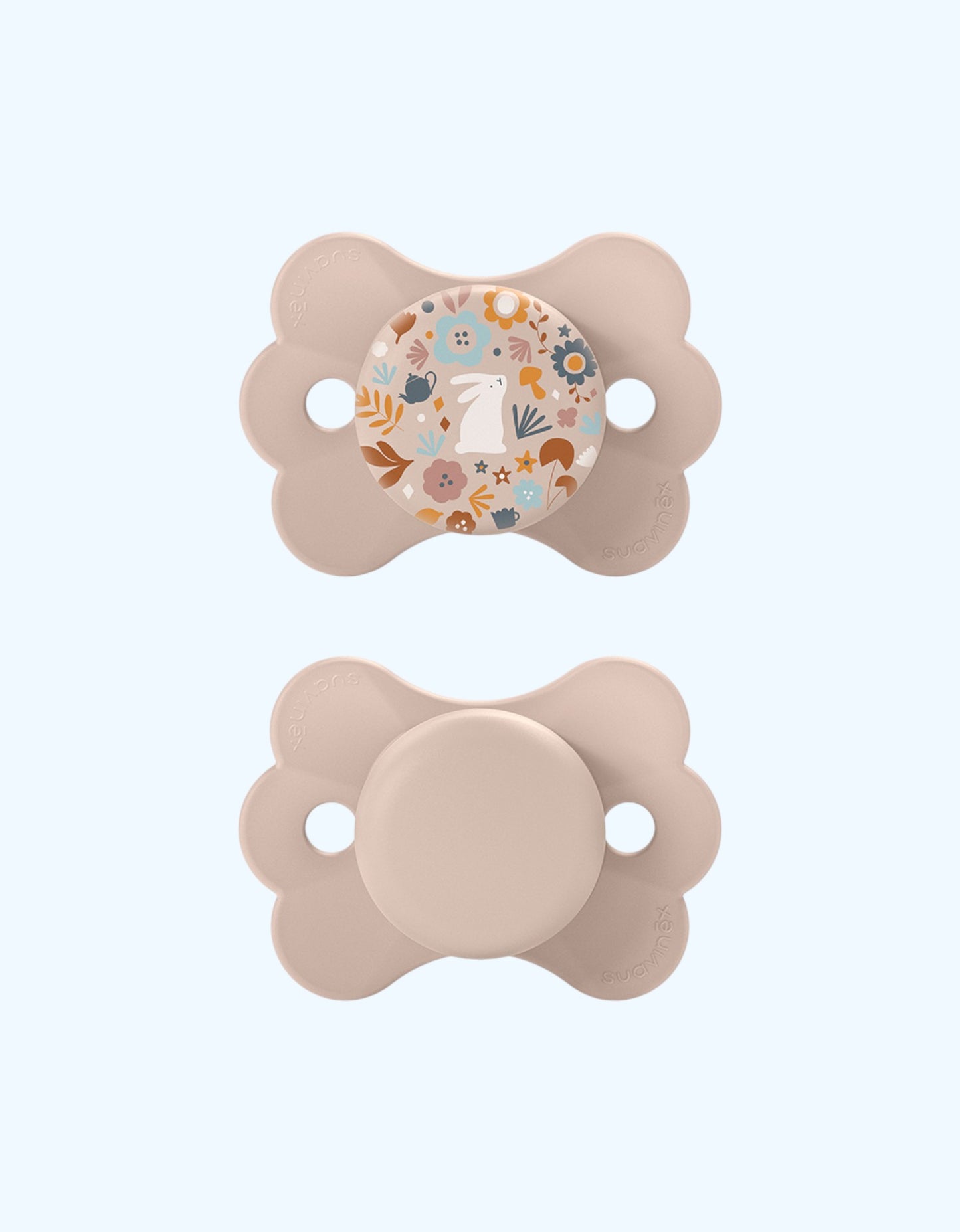 Suavinex Пустышка силиконовая Wonderland, 0-6 мес., 2 шт