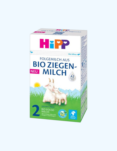 HiPP 2 Organic Quruq aralashma, echki sutidan, 6+ oy, 400 g