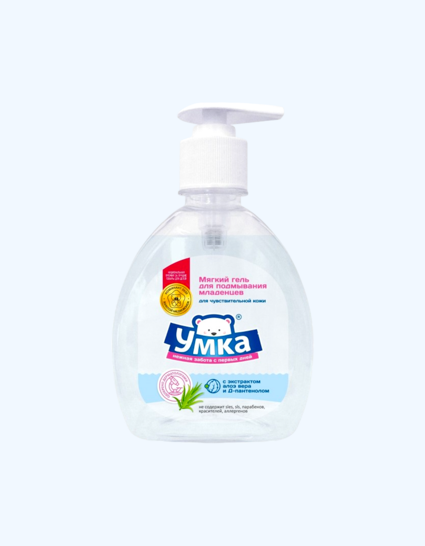 Umka Yumshoq gel chaqaloqlarni yuvish uchun, 300 ml