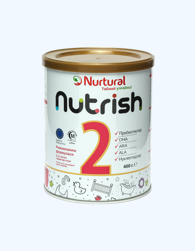 Nutrish 2 Сухая молочная смесь, 6-12 мес., 400 г