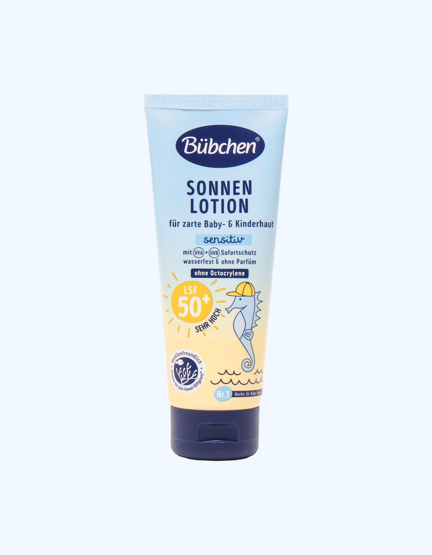 Bubchen Quyoshdan himoya qiluvchi loson, SPF 50+, 6+ oy, 50/100 ml