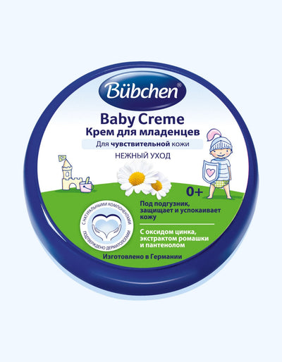Bubchen Крем под подгузник для младенцев, ромашка, пантенол, для чувствительной кожи, 0+ мес., 150 мл