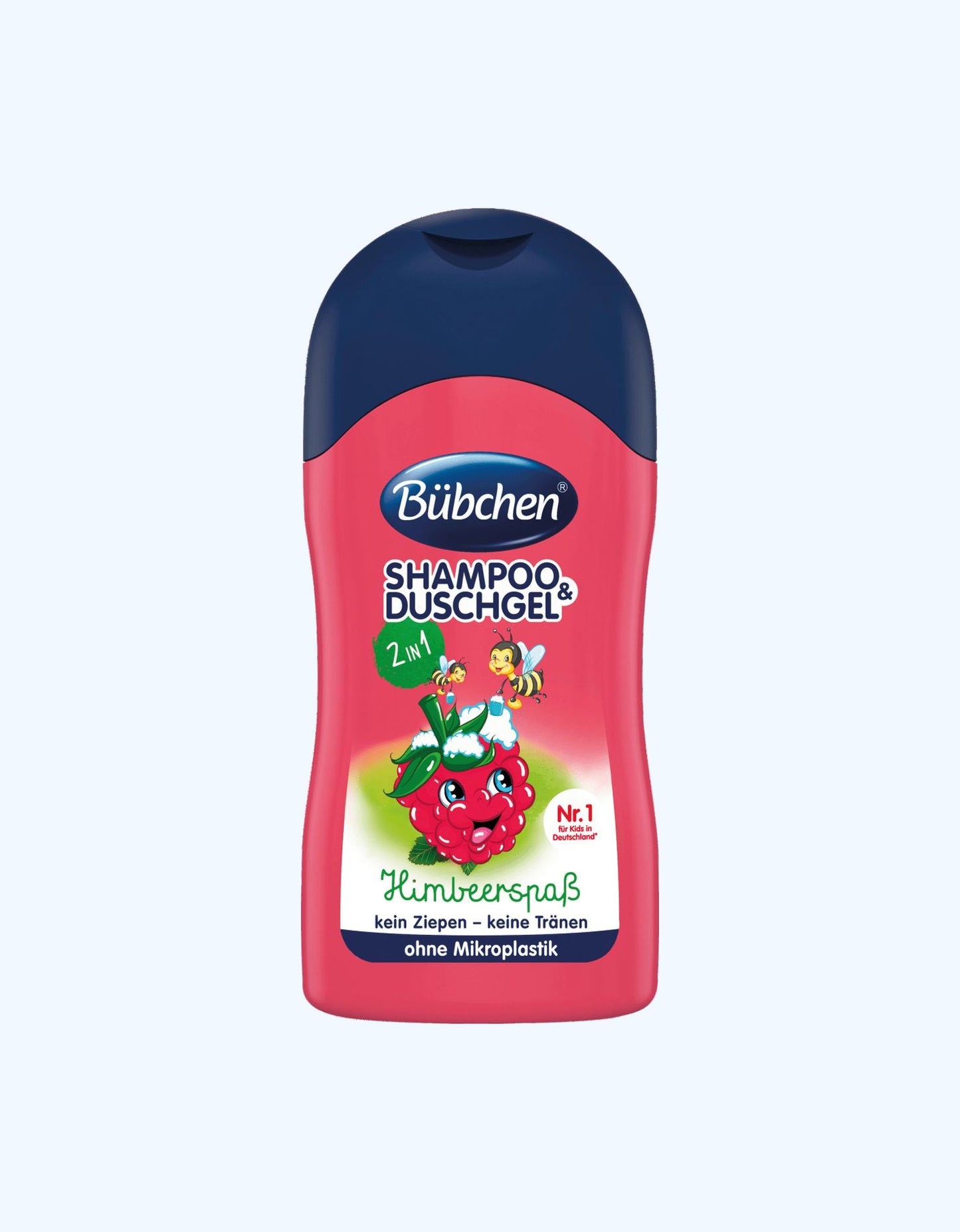 Bubchen Soch va tana geli, malina, nozik teri uchun, 3+ yil, 50 ml