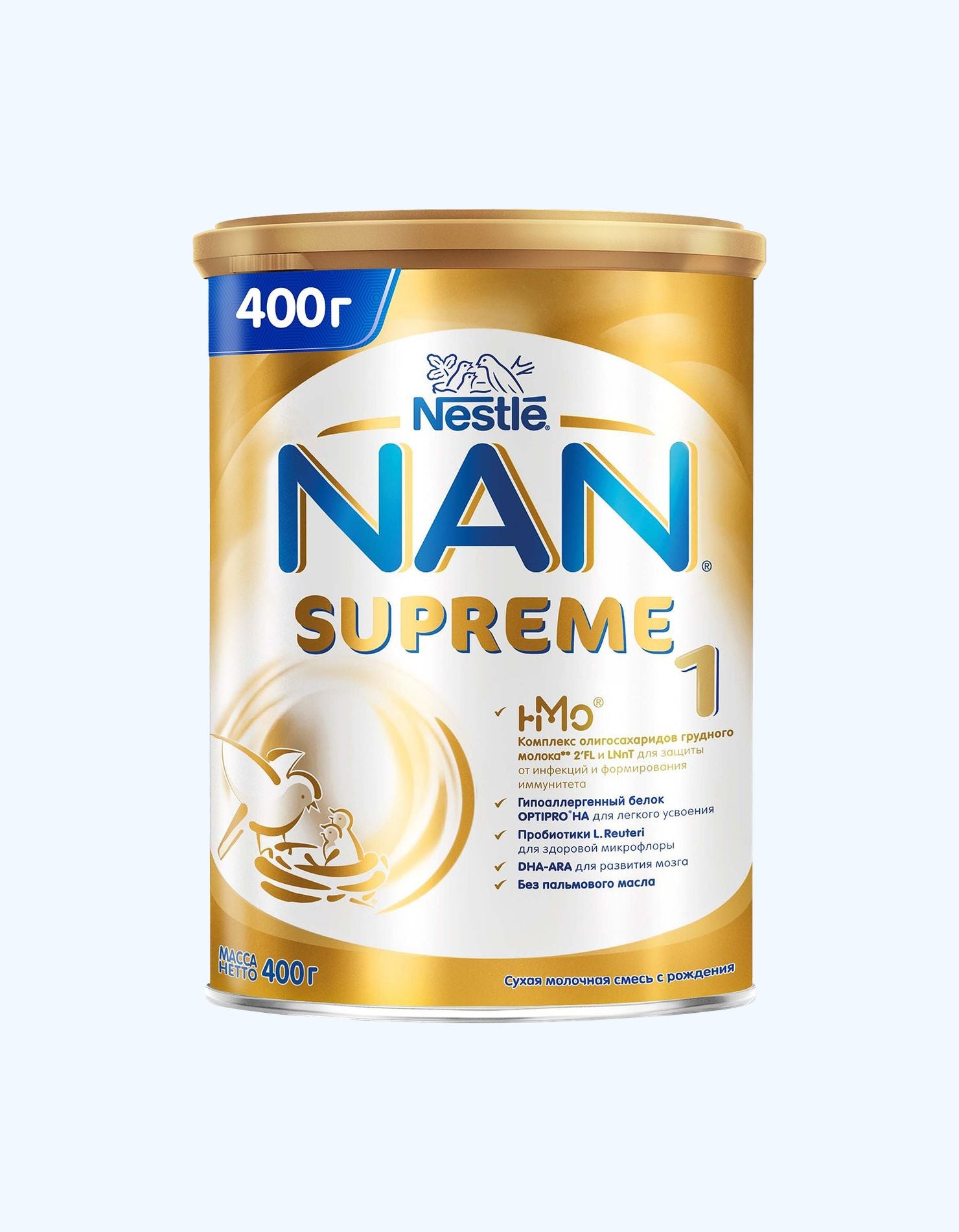 NAN Supreme, сухая молочная смесь, с 0 до 12 мес., 400 г