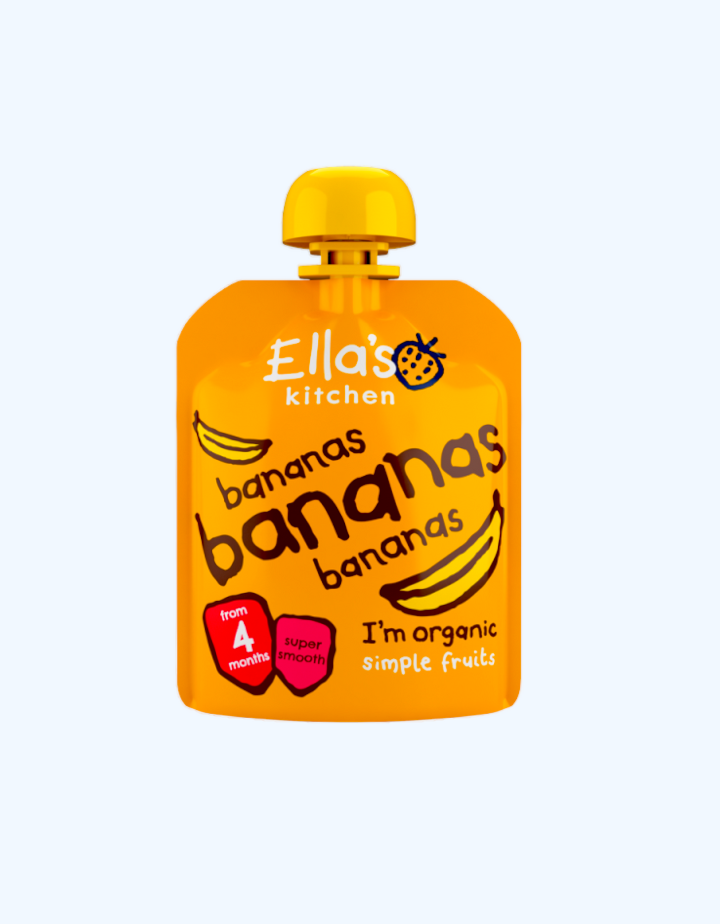 Ellaning oshxonasi Banan pyuresi, 70 g. 