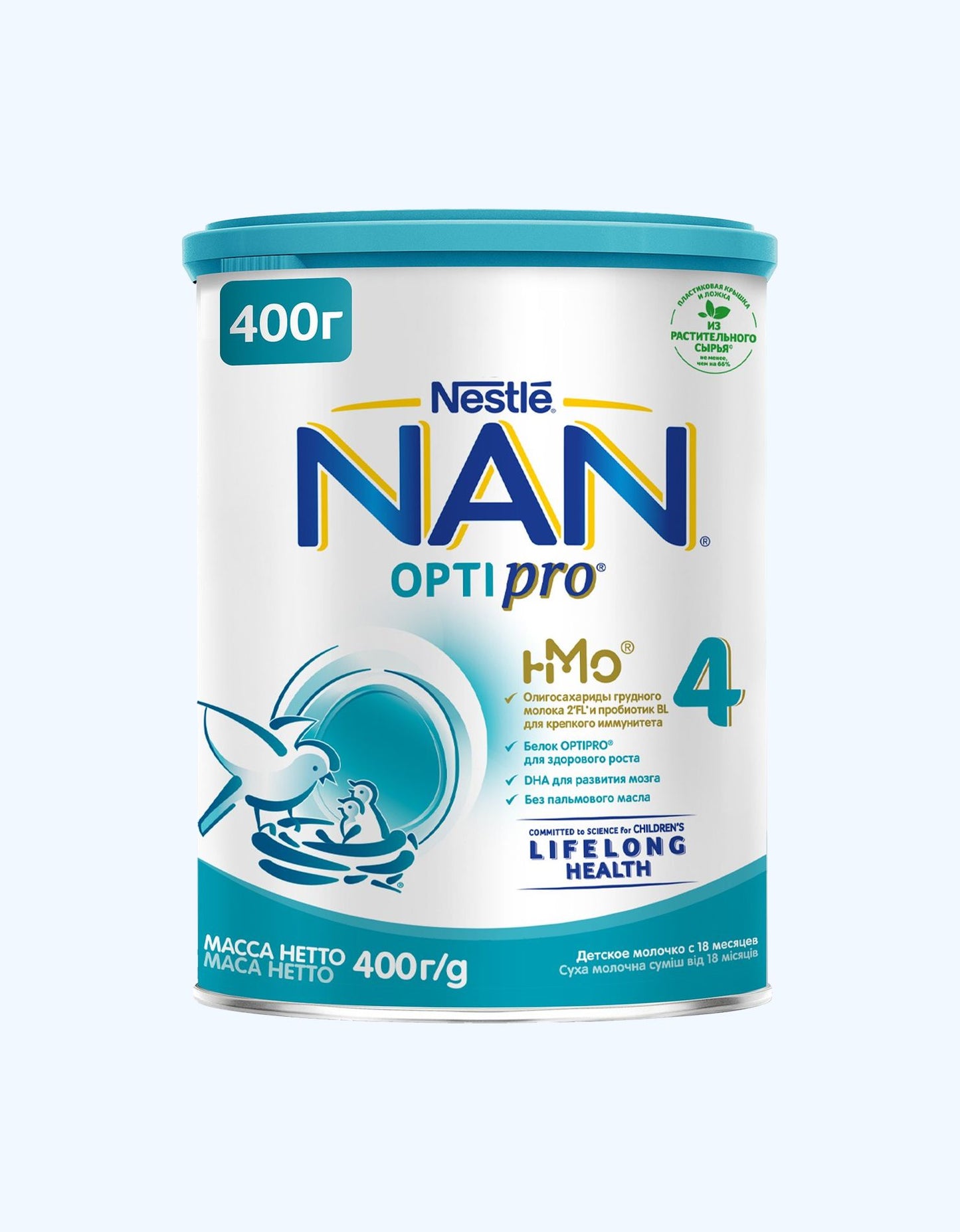 NAN 4 Opti Pro, сухая молочная смесь, 18+ мес., 400/800/1050 г