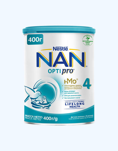 NAN 4 Opti Pro, quruq sut formulasi, 18+ oy, 400/800/1050 g