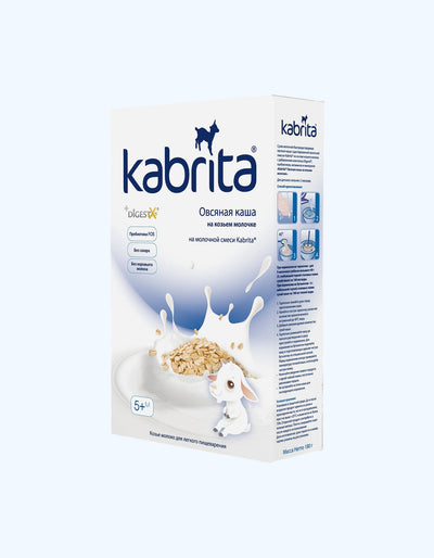 Kabrita Каша, на козьем молоке, овсяная, 5+ мес., 180 г