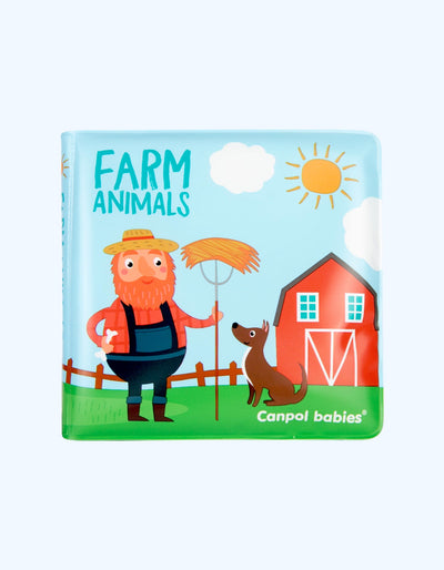 Canpol Babies Книжка мягкая с пищалкой, Farm Animals, 6+ мес.