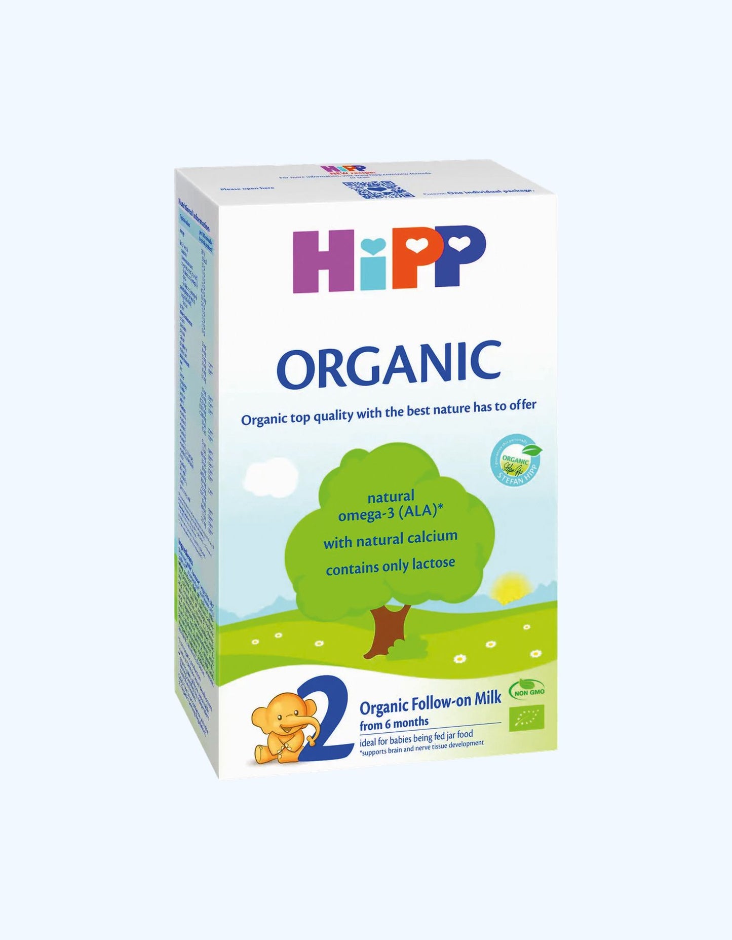 HiPP 2 Organic Сухая смесь, молочная, 6+ мес., 300/800 г