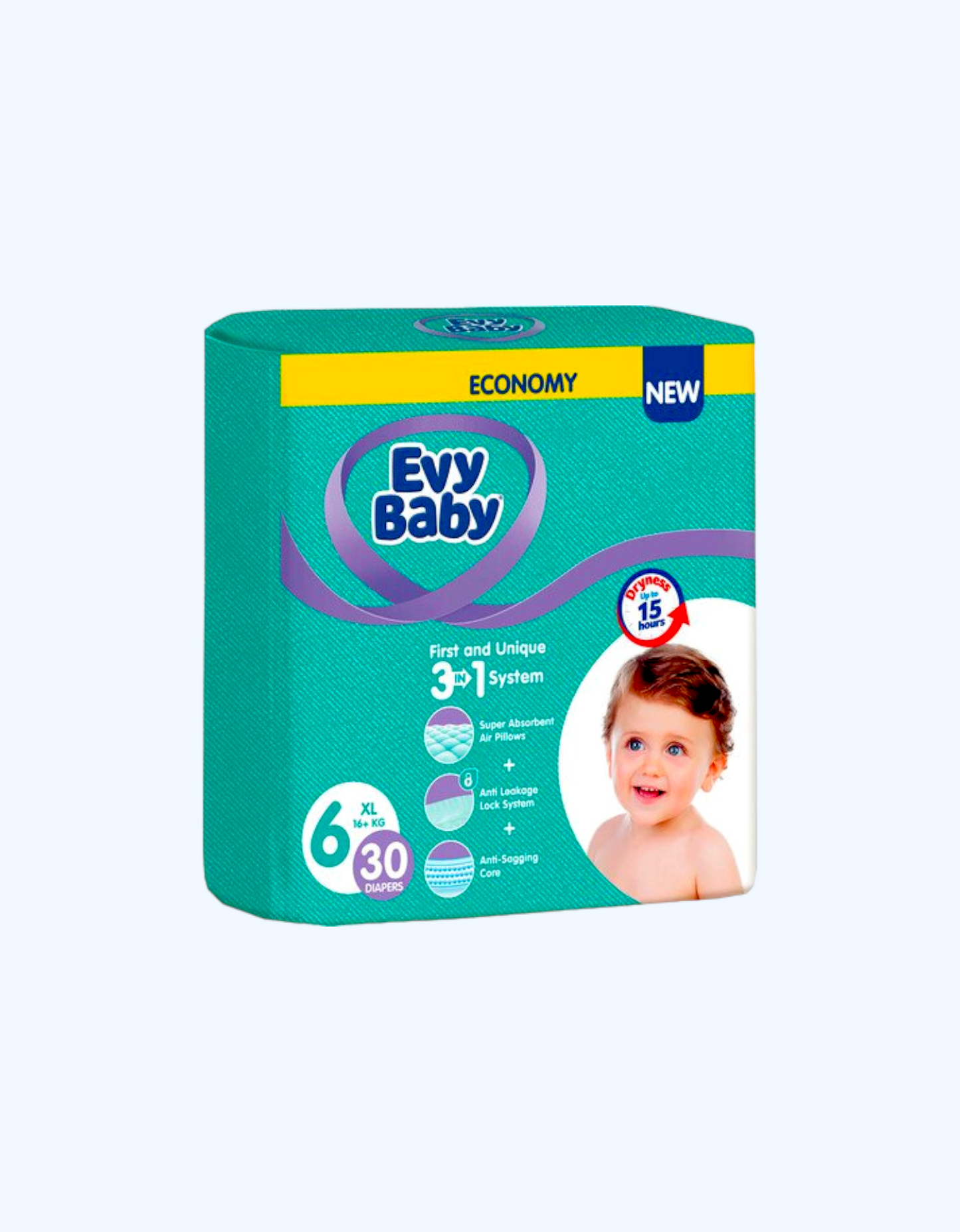 Evy Baby Подгузники 6 16+ кг, 30 шт