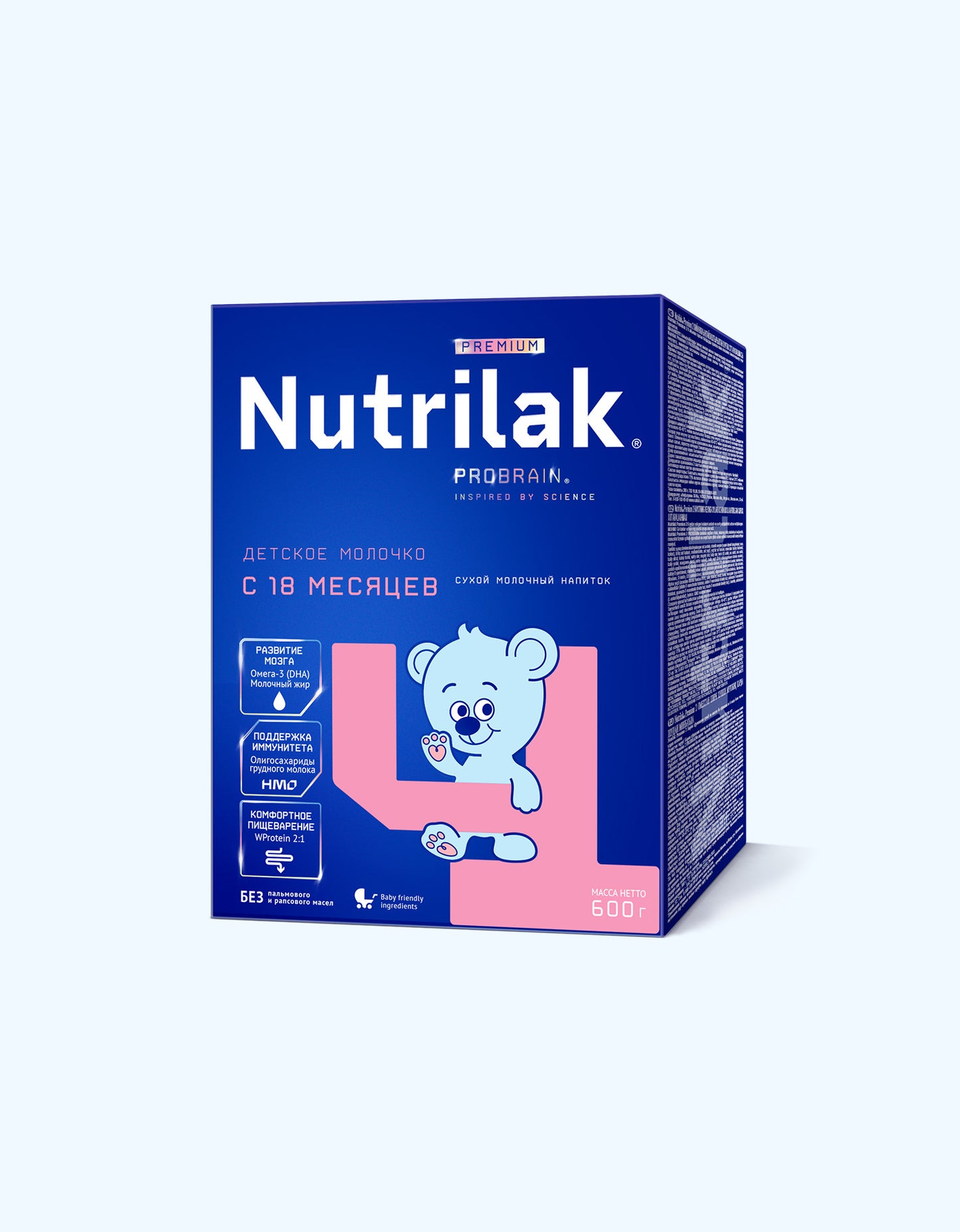 Nutrilak Premium 4 Сухая молочная смесь с 18 мес., 600/900 г