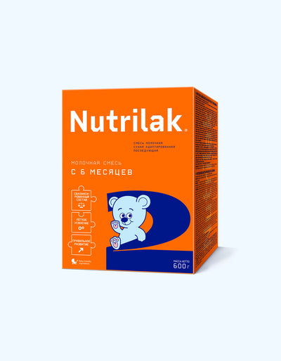 Nutrilak 2 Сухая молочная смесь с 6 мес., 300/600/1050 г