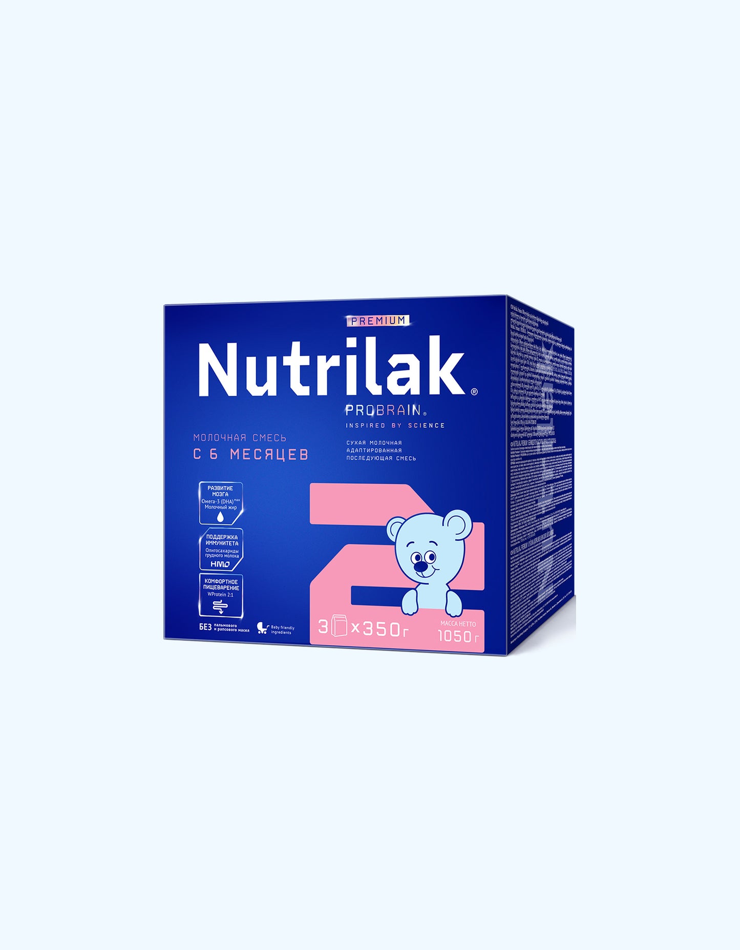 Nutrilak Premium 2 Сухая молочная смесь с 6 мес., 300/600/1050 г