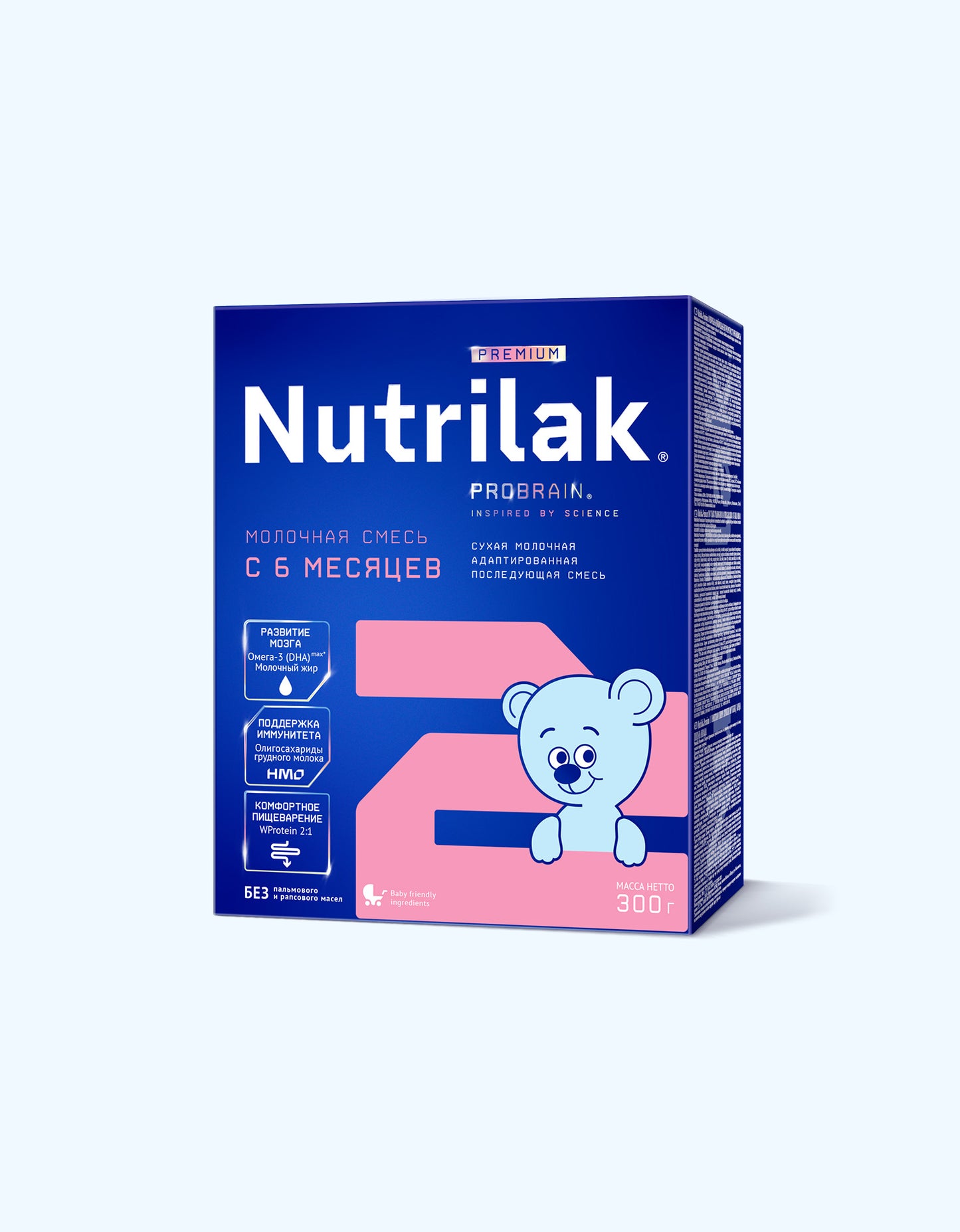 Nutrilak Premium 2 Сухая молочная смесь с 6 мес., 300/600/1050 г