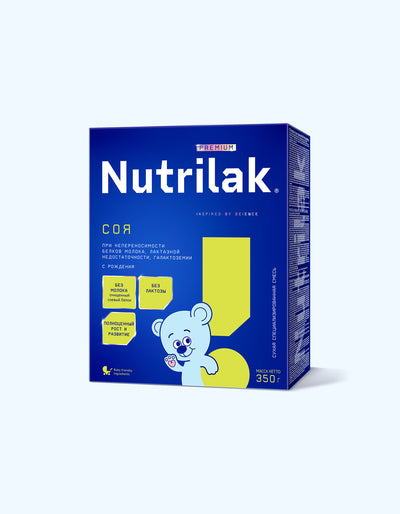 Nutrilak Premium СОЯ Сухая молочная смесь с рождения, 350 г