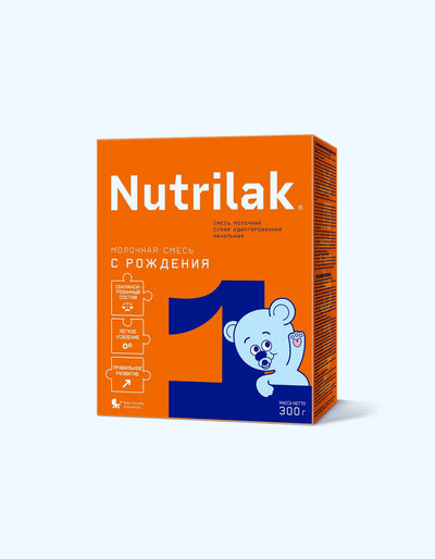 Nutrilak 1 Сухая молочная смесь с рождения до 6 мес., 300/600/1050 г