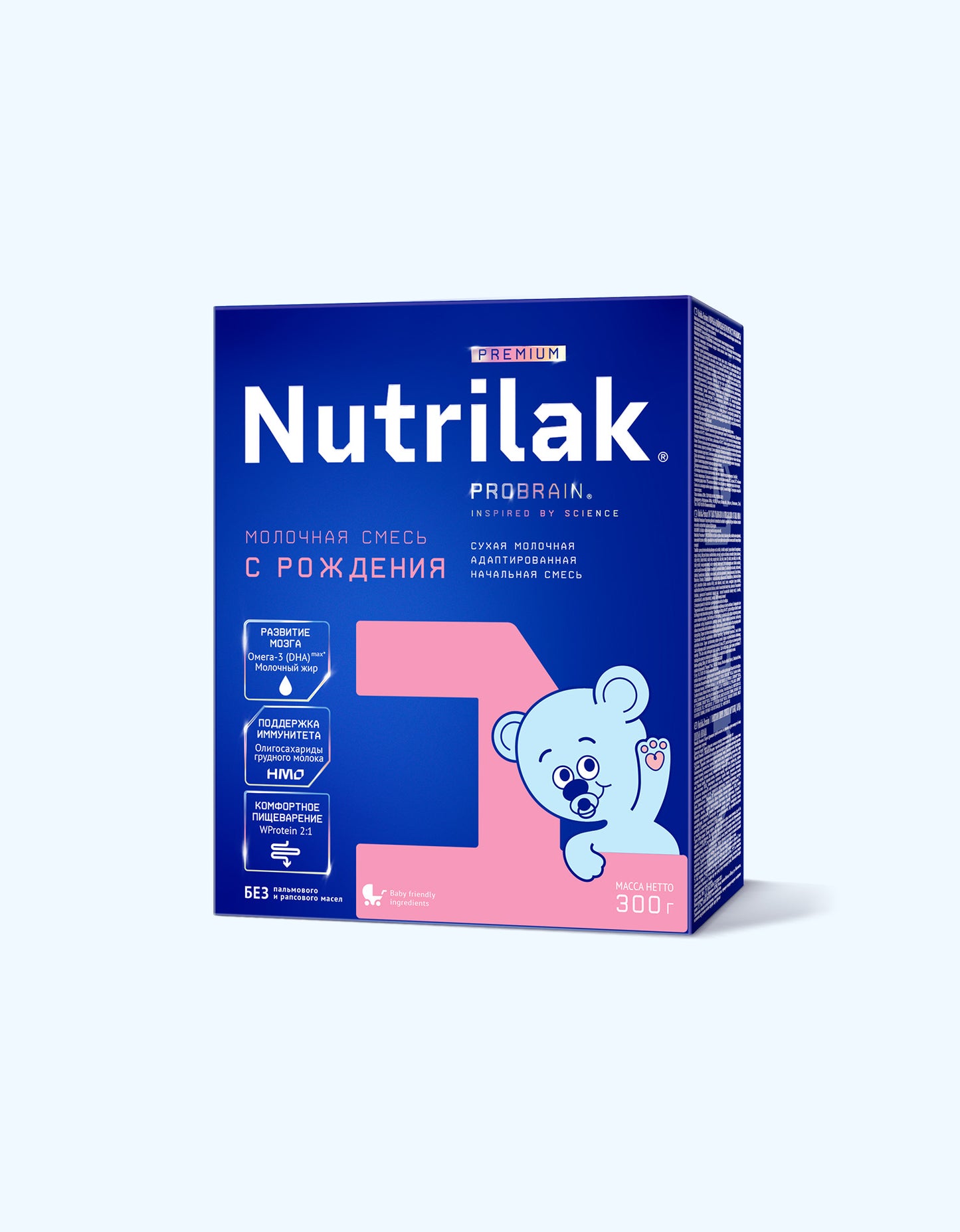 Nutrilak Premium 1 Tug'ilgandan 6 oygacha bo'lgan kukunli sut formulasi, 300/600/1050 g