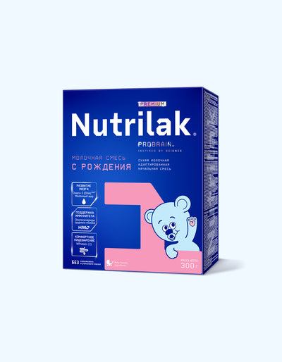 Nutrilak Premium 1 Сухая молочная смесь с рождения до 6 мес., 300/600/1050 г